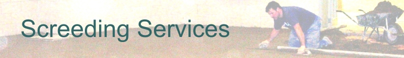 Services-screeding-title